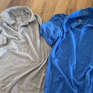 Wonder Nation Gray and Blue Kids Polo Shirts